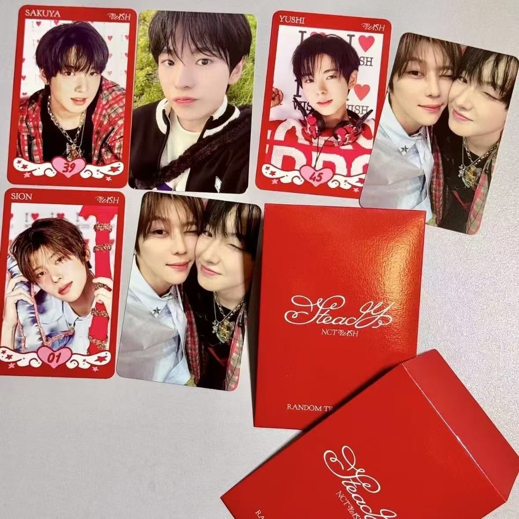 Nct WISH Let 'S Go Steady Bộ thẻ giao dịch ngẫu nhiên Photocard