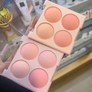 Herorange Phấn Má Hồng Bốn Màu Sắc Ngọt Ngào Tông Lì Tự Nhiên Ngọt Ngào Nữ Tính