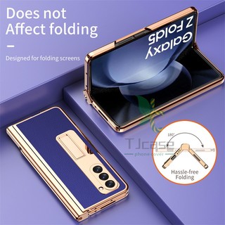 Bao Da Điện Thoại Nắp Lật Mạ Điện Có Ngăn Đựng Bút Cho samsuang galaxy z fold 5 z fold 4 3 2