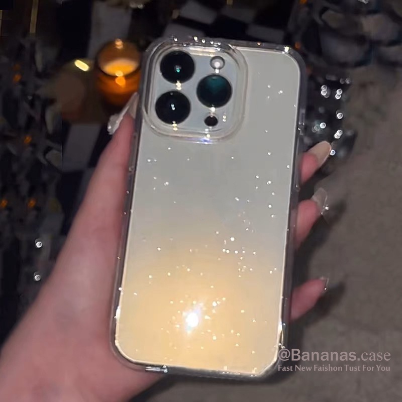 Ốp điện thoại iPhone 16 15 14 13 12 11 Pro Max X XR XS Max 7 8 6 6s Plus SE2020 ins Bling Star Clear Soft Cover - ảnh 4