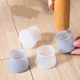 Vỏ Bọc Bảo Vệ Chân Ghế Ngồi Bàn Ghế Bằng Silicon Dày Dặn Chống Trượt / Ồn / Mòn Tiện Dụng