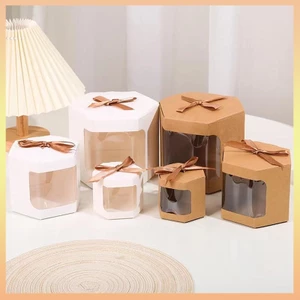 Hộp Đựng Bánh Kẹo Bằng pvc Trong Suốt Có Cửa Sổ