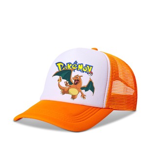 Mũ Lưỡi Trai Phối Lưới Thoáng Khí Họa Tiết Hoạt Hình pikachu Phong Cách hip hop Cho Bé