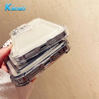 Trong Suốt Ốp Điện Thoại Mềm Chống Sốc Có Ngăn Đựng Thẻ Cho iphone 16 15 14 13 12 11 8 x xr xs pro max mini plus
