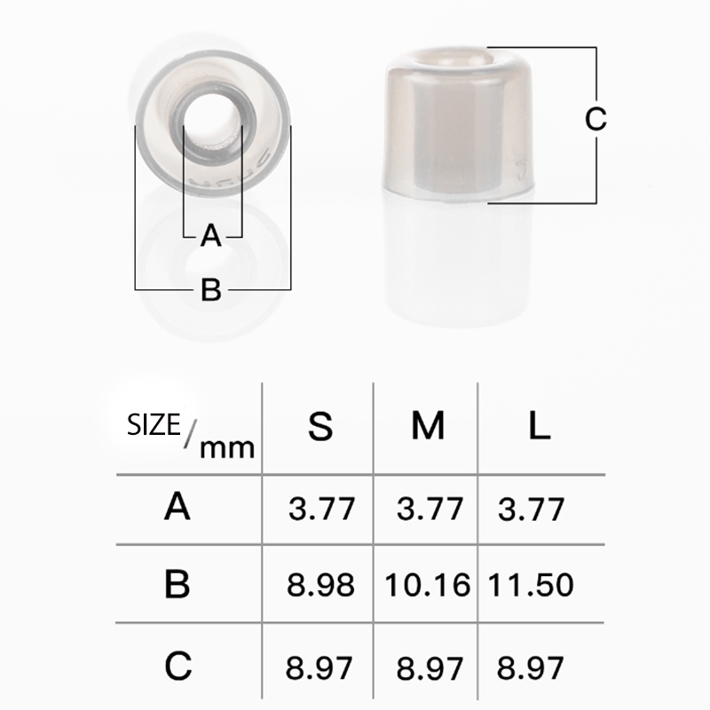 Dunu S&S tips 1 Cặp Đầu Nối Bằng Silicon Cho Tai Nghe Chụp Tai titan s kima alpha3 s & s tips 4.0mm-6mm