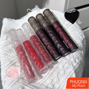 Son Kem Lì HERORANGE Version Glacier Rock Matte Velvet Chất Son Bùn Mềm Mịn Như Nhung