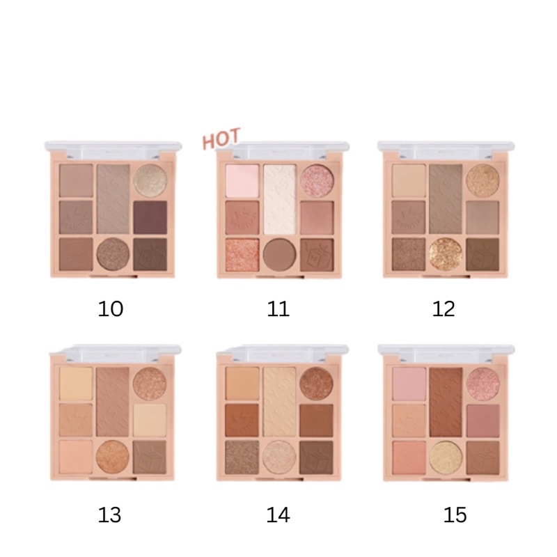 Bảng mắt 8 ô Color school playing magic cube eyeshadow | Shopee Việt Nam