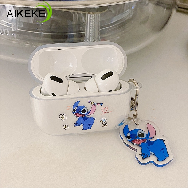Vỏ Bảo Vệ Hộp Sạc Tai Nghe apple airpods pro 2 airpods 1 2 3 Không Dây Chất Liệu Silicon Mềm Hình Doremon stitch / Gấu / stitch / Dâu Tây Dễ Thương