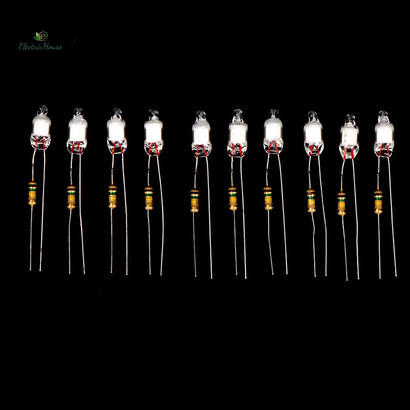 Set 10 Bóng Đèn neon 4 * 10mm 5 * 13mm Đa Dụng Chất Lượng Cao
