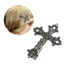 XGB 1 2 Chiếc Hình Chữ Thập Tóc Barrettes Teen Kẹp Tóc Halloween Đảng Nổ Kẹp Tóc