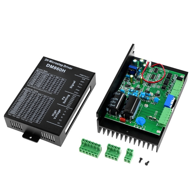 Bộ điều khiển động cơ bước DM860 DM860H Microstep không chổi than cho động cơ bước DC 57 86