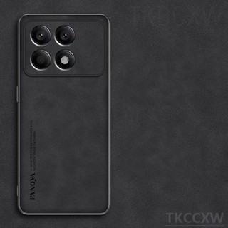 Ốp Điện Thoại Da Cừu + Silicon Dẻo Siêu Mỏng Chống Rơi Cho redmi k70 pro k60 ultra k60 pro