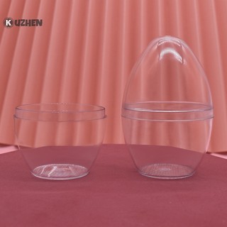 Kuzhen Set 5 Hộp Rỗng Trong Suốt Đựng Mút Trang Điểm Hình Trứng