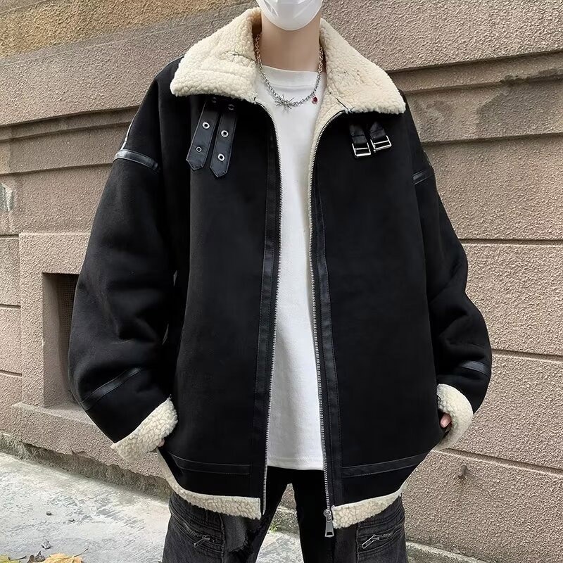 NEON SIGN b-6 mouton jacket 17aw