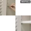 SHUPUN 10 chốt hỗ trợ bằng gỗ, Giá đỡ kệ di động Mini, Tủ quần áo laminate Chân cố định Giá đỡ phần cứng nội thất