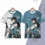 GN Honkai: Star Rail Áo 3D Áo Sơ Mi Cosplay Imbitor Lunae Anime Unisex Tee Tay Ngắn Top Dan Heng Casual Plus Si