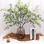 ZENZON Nhân Tạo Nantian Tre Nhánh, Handmade Linh Hoạt Mô Phỏng Nantian Tre, Cắm Hoa 110cm Nhựa Xanh Cây Giả Phòng Ngủ