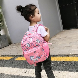 YT2 Túi Kỳ Lân Túi Đi Học Cho Trẻ Em Mẫu Giáo Cho Bé Gái Pony Hoạt Hình Ba Lô Đi Học TY2