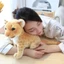 FUHUIOT Mô phỏng Snow Leopard Đồ chơi sang trọng, Mô phỏng Cheetah Lion Baby Leopard Đồ chơi nhồi bông, Đồ chơi mô phỏng da báo tuyết dễ thương sang trọng Cheetah Đồ chơi sang trọng Búp bê trẻ em