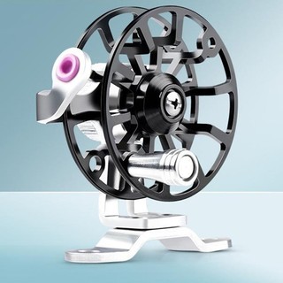 BS * Fly Reel 53mm 50g Máy Câu Kim Loại Đế Nâng Cấp Bánh Xe Bay Mini Nhẹ