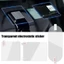 DAYBREAK 5 Miếng dán cố định giá đỡ ETC, Miếng dán kiểm tra ô tô hai mặt Car Dash Cam, Phụ kiện nội thất ô tô tiện lợi Phim trong suốt không dấu vết