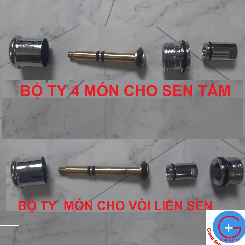 BỘ TY RÚT VÒI SEN TẮM 4 MÓN HÀNG ĐỒNG XỊN ĐẸP, TY RÚT CỦ SEN - TY RÚT ...
