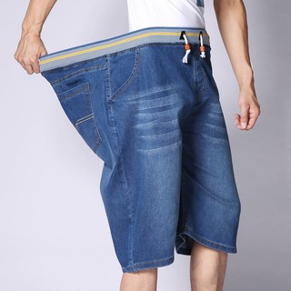 [Plus Size] Quần Short Jeans Nam Lưng Thun Co Dãn Tốt 150KG