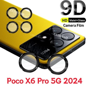 Ốp Điện Thoại Kính Cường Lực Viền Kim Loại Cho Poco X6 Pro 5G 2024 Poco X6Pro PocoX6Pro 5G Redmi K70 X6 Pro K70E 2024