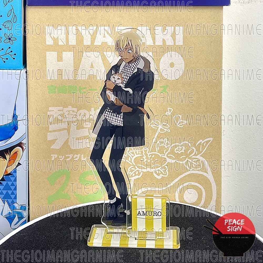 Mô hình DETECTIVE CONAN ver CHÓ MÈO Standee Thám Tử Lừng Danh tượng acrylic anime mica chibi