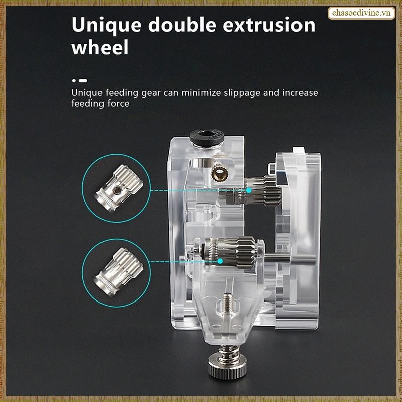 [K O G X] 2 Bánh răng đùn MK8 Bánh xe đùn đôi bằng thép không gỉ Bowden Gear 3D Máy in một phần cho CR10 3