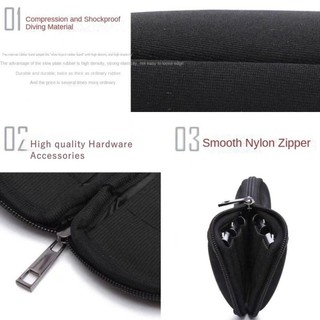 Túi xách LEAFYHOME, Ổ đĩa Flash USB 6 khe 10 khe Túi lưu trữ, Bộ sắp xếp đĩa USB di động bằng vải Polyester màu đen để làm việc