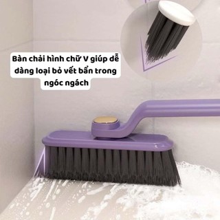Bàn chải cọ rửa chà sàn khe hở xoay 360 độ ,chổi cọ làm sạch nhà tắm nhà vệ sinh