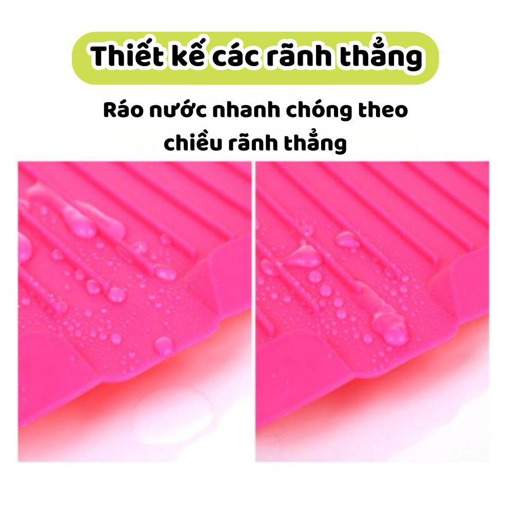 Khay Thoát Nước Nhà Bếp Silicone Richouse Đa Năng, Úp Chén Đĩa Ráo Nước Nhanh Khô