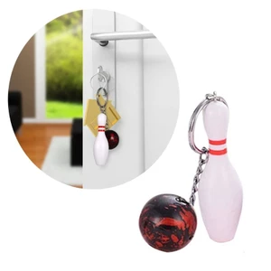 Treeling Bowling Móc Chìa Khóa Móc Khóa Bowling Pin Móc Khóa Để Trang Trí Lưng