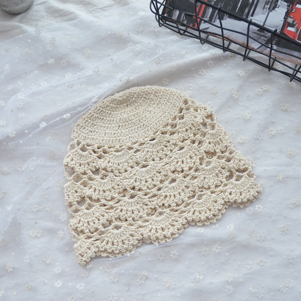 Xia| Mũ beanie Dệt Kim Co Giãn Thoáng Khí Chống Trượt Màu Sắc Đơn Giản Thời Trang Cho Nữ