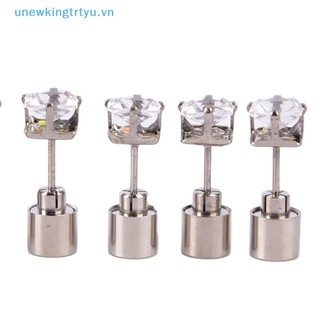 Unewtyu 1 Khuyên Tai Hình Vương Miện Có Đèn led Phát Sáng