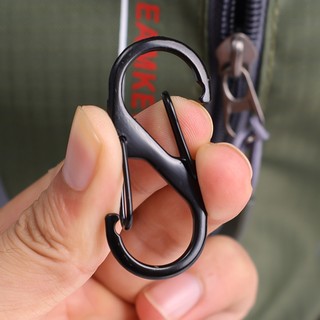 Hợp kim kẽm Carabiner hạng nặng 50mm, Kẹp đa năng cho dụng cụ đi bộ đường dài cắm trại ngoài trời, Móc khóa bền nhẹ với 3 tùy chọn màu sắc