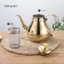 Ấm đun nước BORAGETE, Hộp đựng nước Nồi miệng dài 1,8L / 1,2L, Ấm trà có bộ lọc máy pha trà ô Long màu xanh lá cây bằng thép không gỉ Bình trà Ấm đun nước trà Dụng cụ cà phê