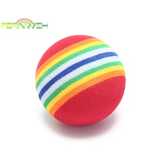 Bộ 10 Bóng golf Bằng Xốp Họa Tiết Kẻ Sọc Dùng Luyện Tập