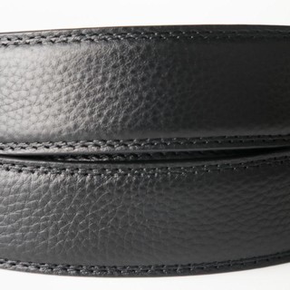 Thắt lưng da bò nam cao cấp vân hạt - Dây nịt nam mặt khoá tự động Fttleather - Mã DF230402