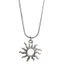 MỘT Dây Da Vòng Cổ Nữ Tính Khí Niche Sun Star Swirl Xương Cổ Dây Xích