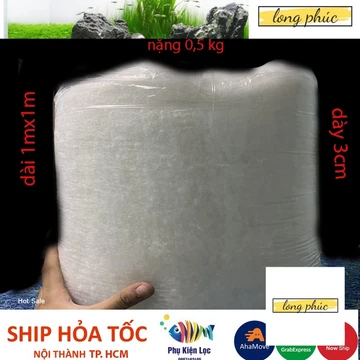 Bông Lộc Nước - 1Kg Bông Lọc Bể Cá, Bể Thuỷ Sinh , Hồ Cá, Lọc Nước Giếng Khoan Loại