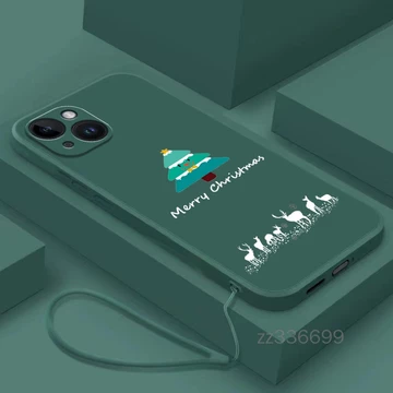 ốp lưng iphone 13 iphone 13 mini iphone 13 pro iphone 13 pro max Vỏ Bao Da Điện Thoại Họa Tiết Cây Thông Noel Cho iphone 13 iphone 13 mini iphone 13 pro iphone 13 pro max Ốp