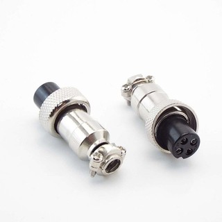 1x GX12 12mm M12 Loại Đai Ốc Cắm 2 / 3 / 4 / 5 / 6 Pin Lõi Hàng Không Nam Nữ Kết Nối Ổ Cắm Điện Bảng Dây Bộ Chuyển Đổi Cáp Tròn F3 @ VN