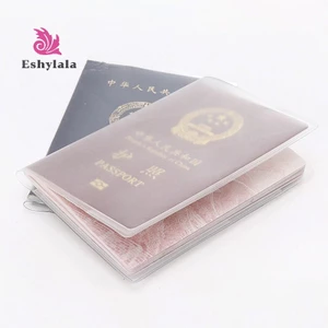 Vỏ hộ chiếu trong suốt trên túi đựng tài liệu chống nước Tay bảo vệ hộ chiếu [MỚI]