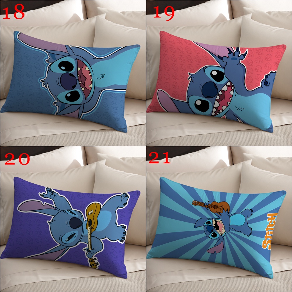 Hoạt Hình Vỏ Gối polyester Hình Chữ Nhật Một Mặt In Hình stitch Trang Trí Nhà Cửa (Không Kèm Lõi)