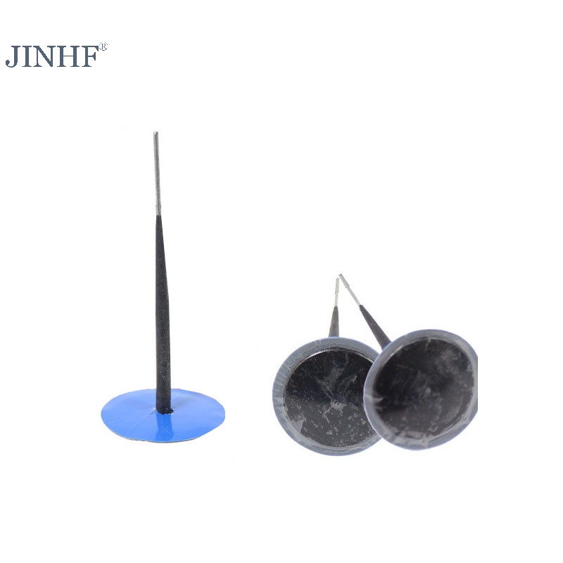 Jinhf Miếng Thép Vá Lốp Xe Hơi 6mm Hình Nấm