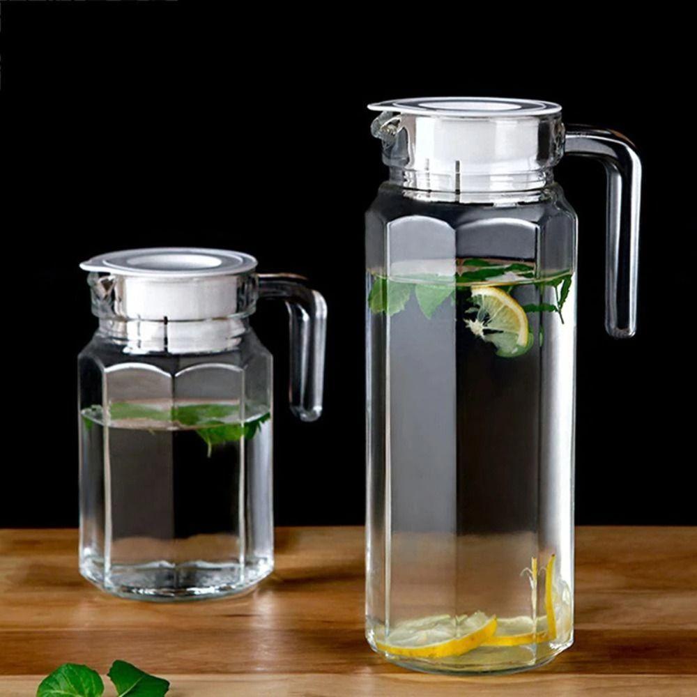 Phích cắm chai HAPPYNOOK, Vỏ nắp chống bụi 7.6CM, Phụ kiện nước thủy tinh Carafe Mũ chống rò rỉ bằng nhựa cho bình Bistro