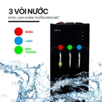 Cây nước nóng lạnh bình âm Fujihome nhập khẩu, máy nước uống nóng lạnh sâu bình hút 3 vòi tự ngắt an toàn tiết kiệm điện — ảnh 7
