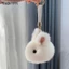 JUNYUE88US Thỏ Móc Khóa Sang Trọng, Rex Lông Thỏ Hình Thỏ Lông Thỏ Móc Khóa Bóng Lông Thỏ, Bóng Thỏ Mini Cá Tính Dễ Thương Lông Tơ Thỏ Kyring Xe Hơi